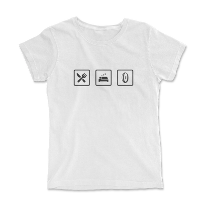 T-shirt Rugby Lifestyle – Manger, Dormir, Rugby-Garçon bien vêtu