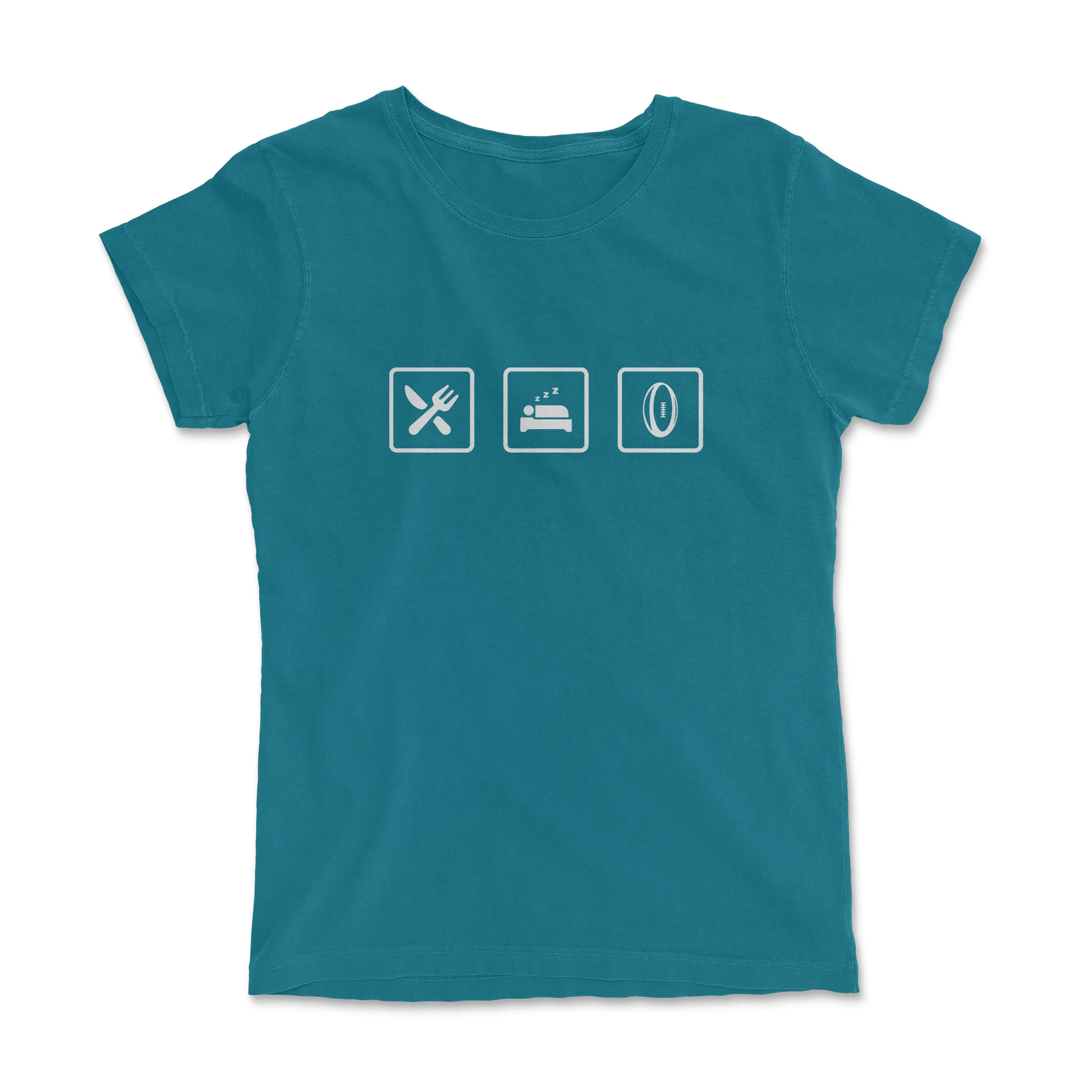 T-shirt Rugby Lifestyle – Manger, Dormir, Rugby-Garçon bien vêtu