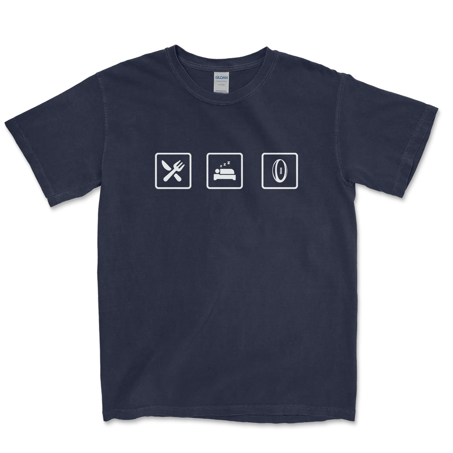 T-shirt Rugby Lifestyle – Manger, Dormir, Rugby-Garçon bien vêtu