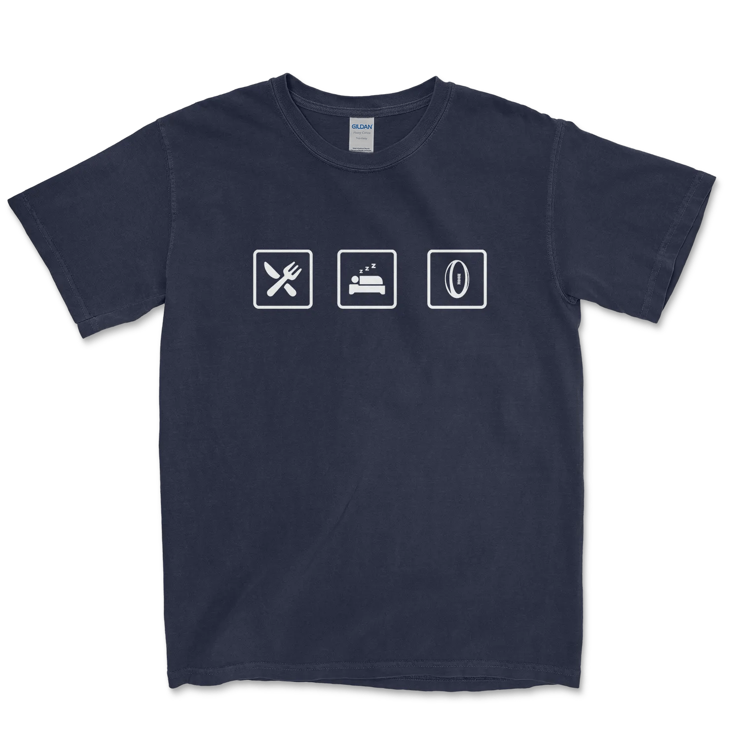 T-shirt Rugby Lifestyle – Manger, Dormir, Rugby-Garçon bien vêtu