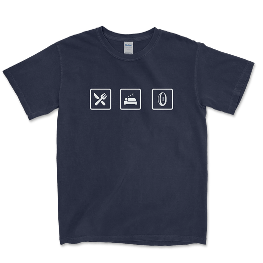 T-shirt Rugby Lifestyle – Manger, Dormir, Rugby-Garçon bien vêtu