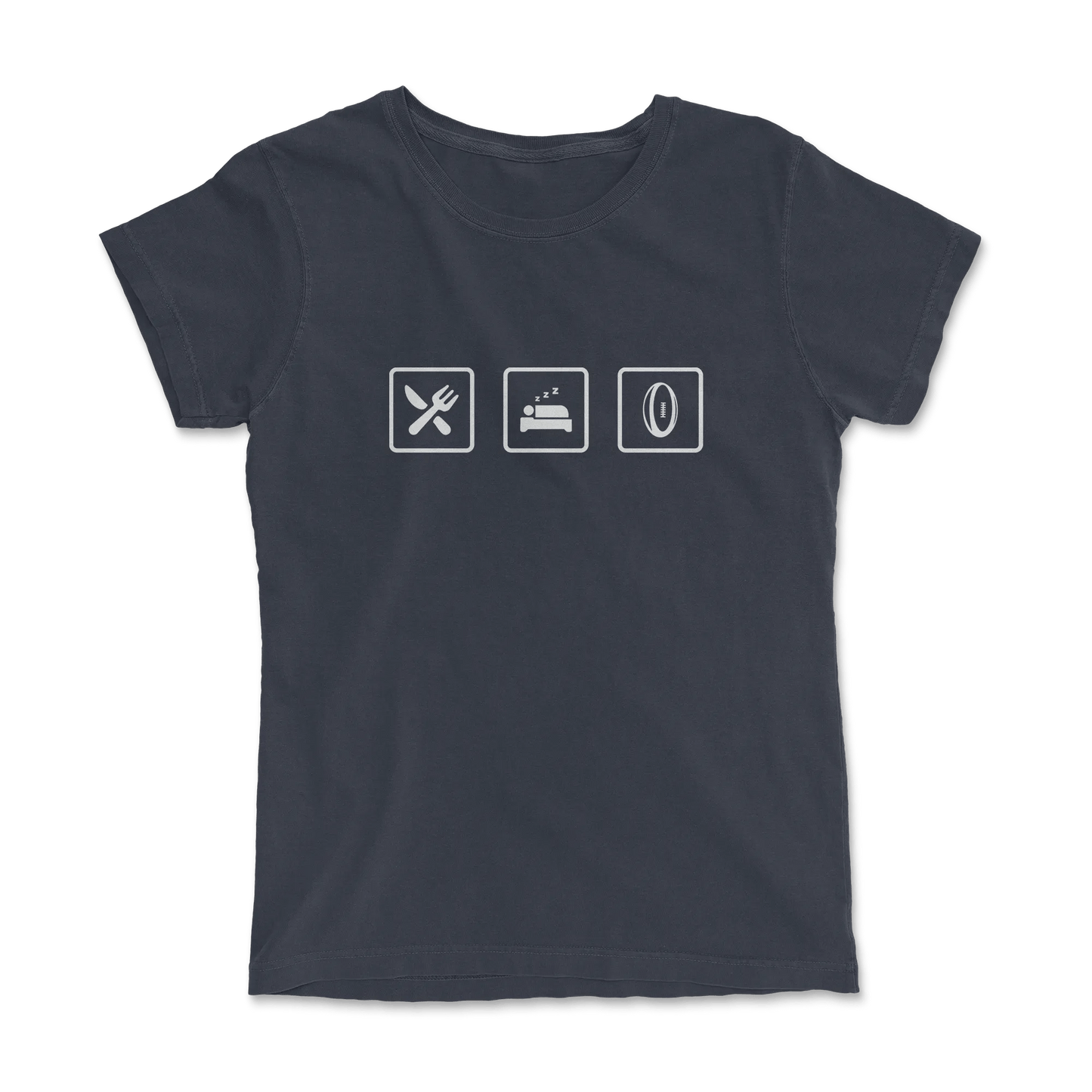 T-shirt Rugby Lifestyle – Manger, Dormir, Rugby-Garçon bien vêtu