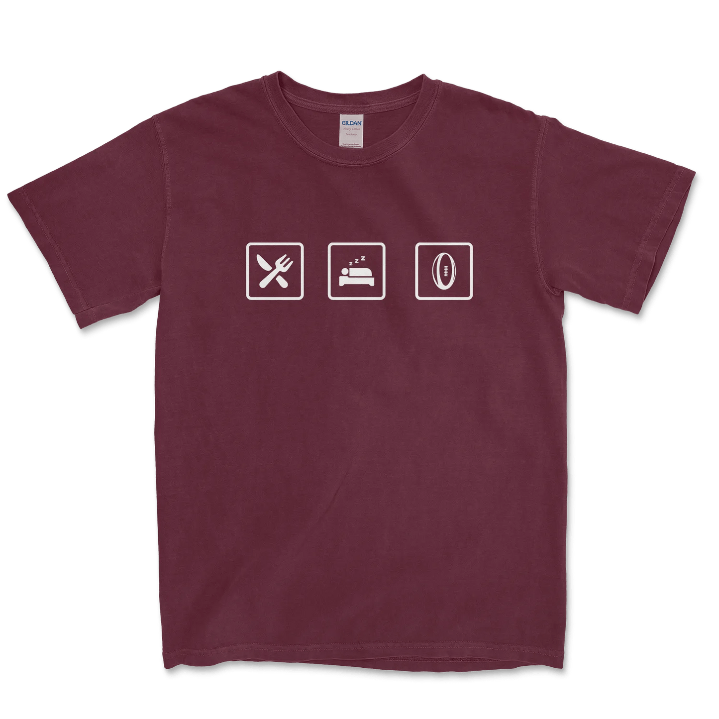 T-shirt Rugby Lifestyle – Manger, Dormir, Rugby-Garçon bien vêtu