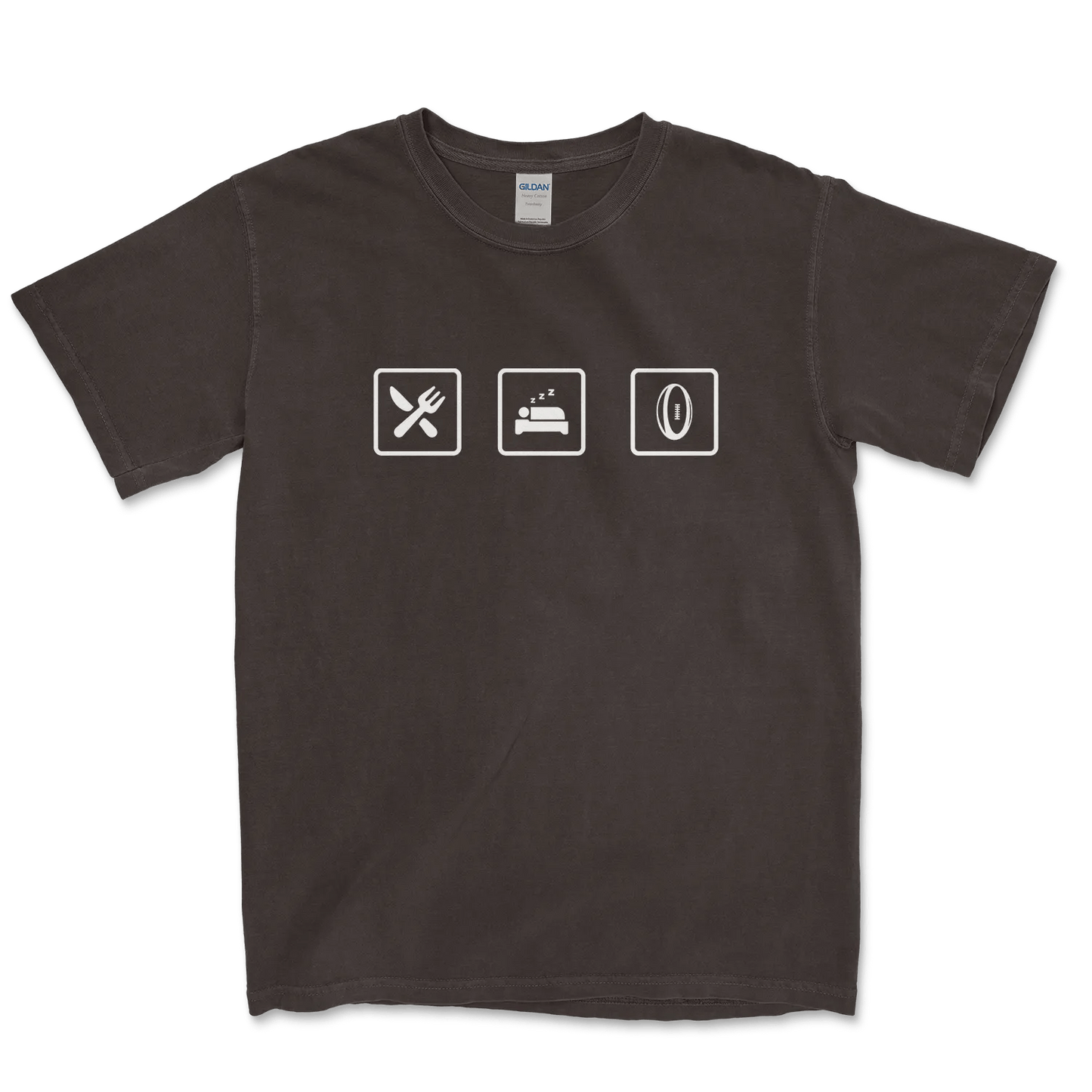 T-shirt Rugby Lifestyle – Manger, Dormir, Rugby-Garçon bien vêtu