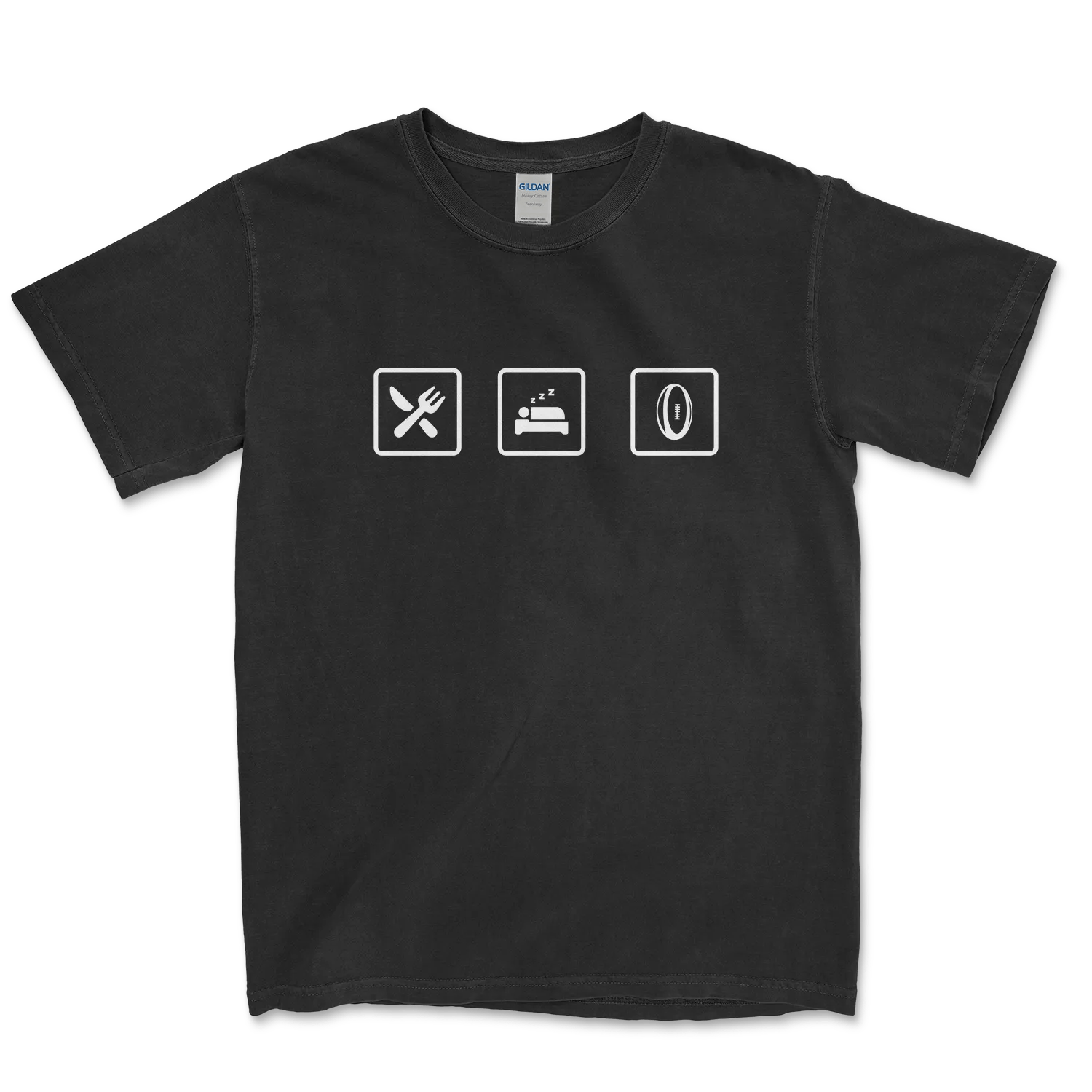 T-shirt Rugby Lifestyle – Manger, Dormir, Rugby-Garçon bien vêtu