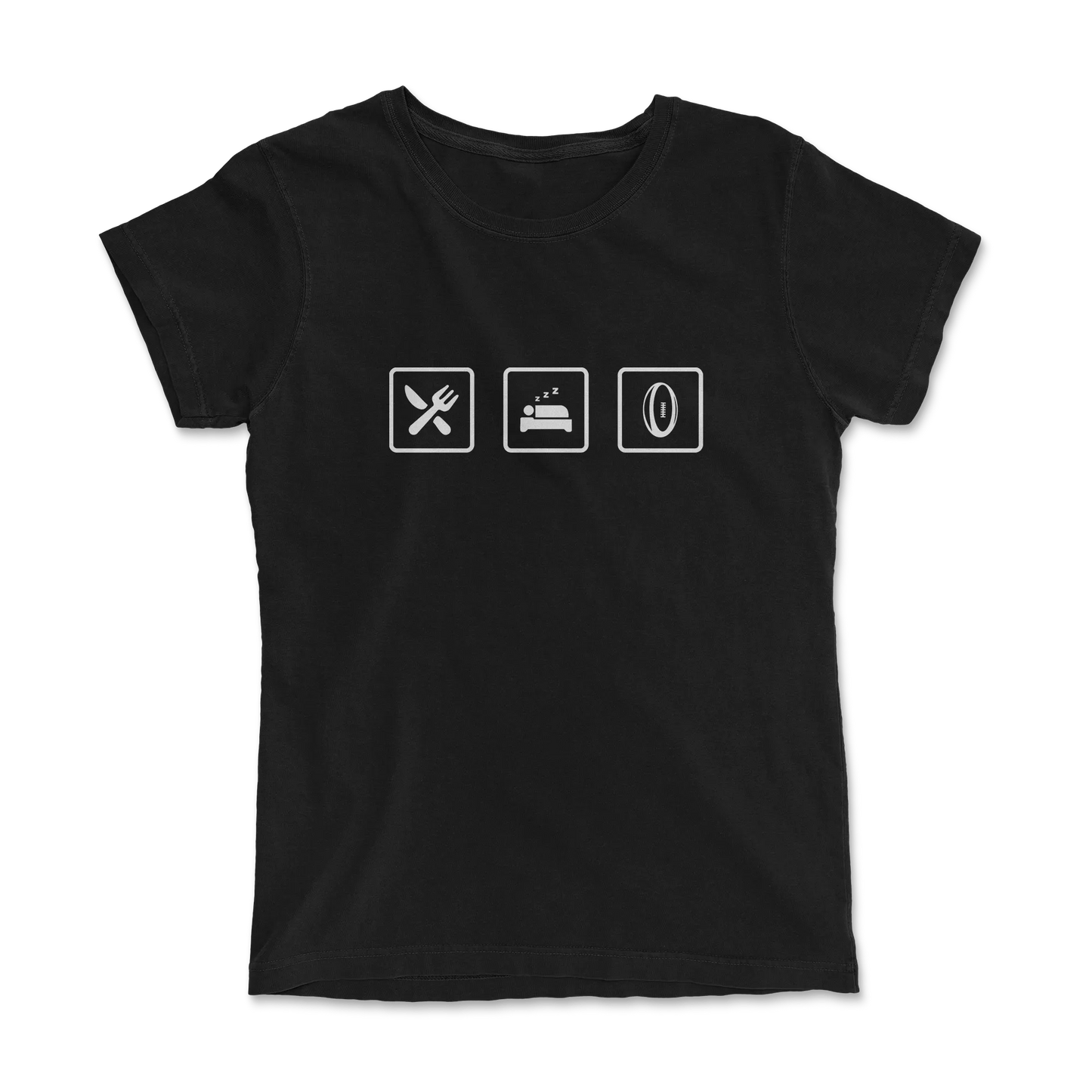 T-shirt Rugby Lifestyle – Manger, Dormir, Rugby-Garçon bien vêtu