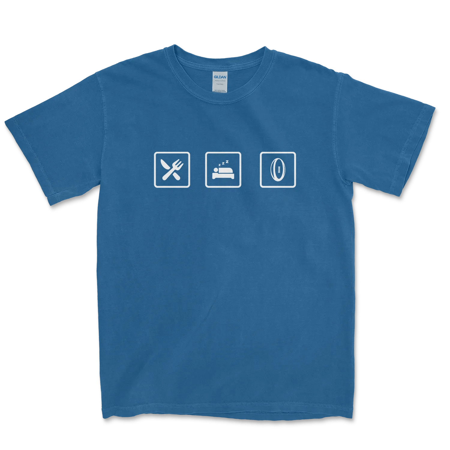 T-shirt Rugby Lifestyle – Manger, Dormir, Rugby-Garçon bien vêtu