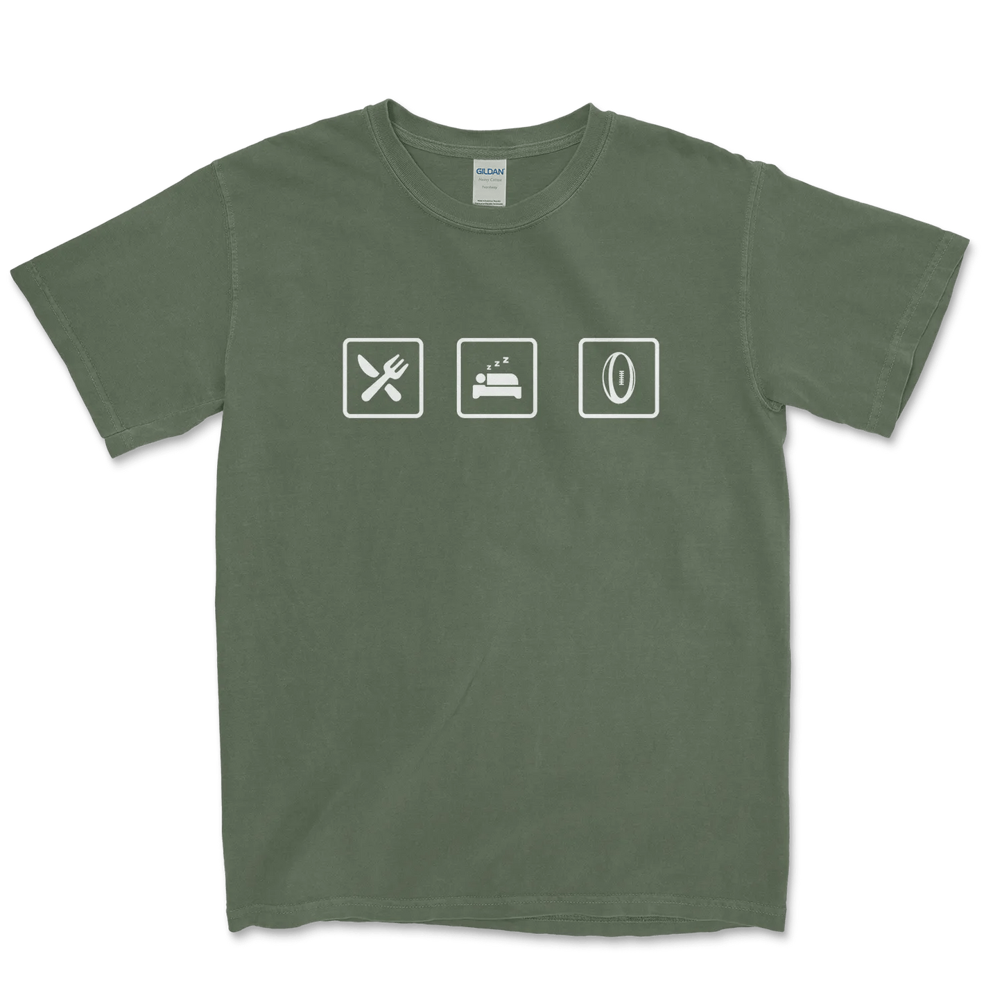 T-shirt Rugby Lifestyle – Manger, Dormir, Rugby-Garçon bien vêtu
