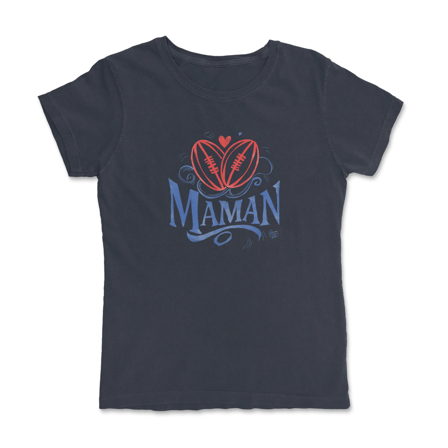 T-shirt Rugby Maman – Passion Ovale & Fierté Familiale-Garçon bien vêtu