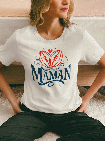 T-shirt Rugby Maman – Passion Ovale & Fierté Familiale-Garçon bien vêtu