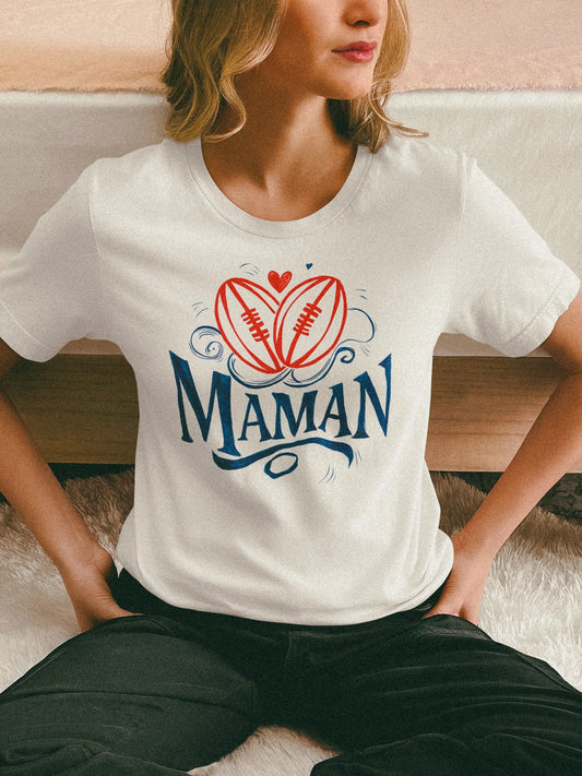 T-shirt Rugby Maman – Passion Ovale & Fierté Familiale-Garçon bien vêtu