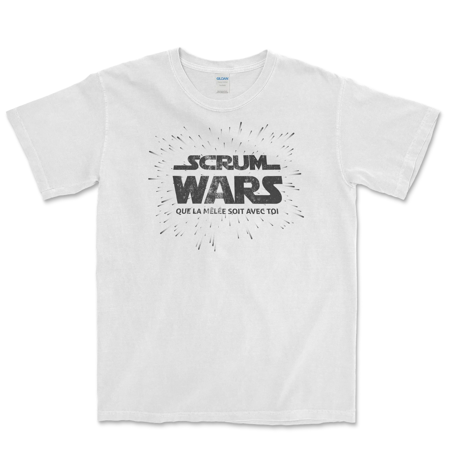 T-shirt Rugby Pop Culture – Scrum Wars-Garçon bien vêtu