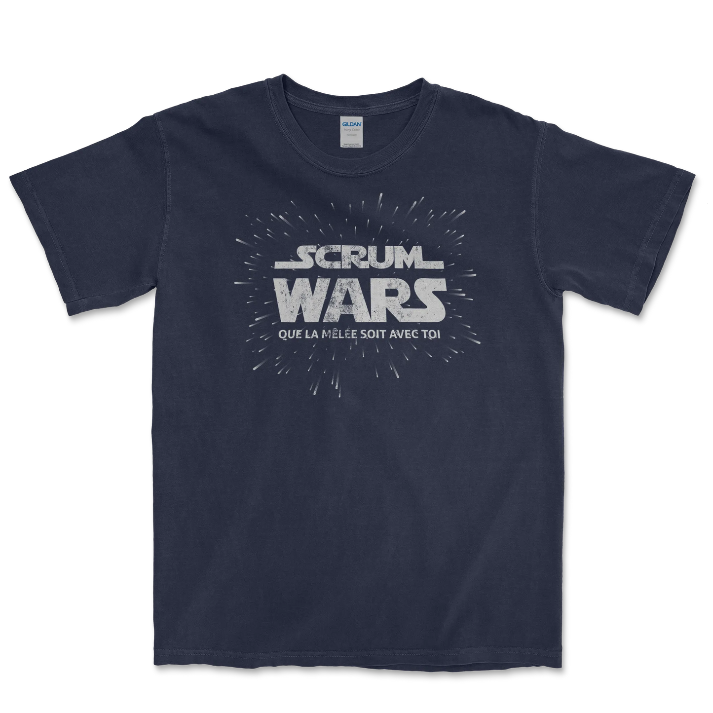 T-shirt Rugby Pop Culture – Scrum Wars-Garçon bien vêtu