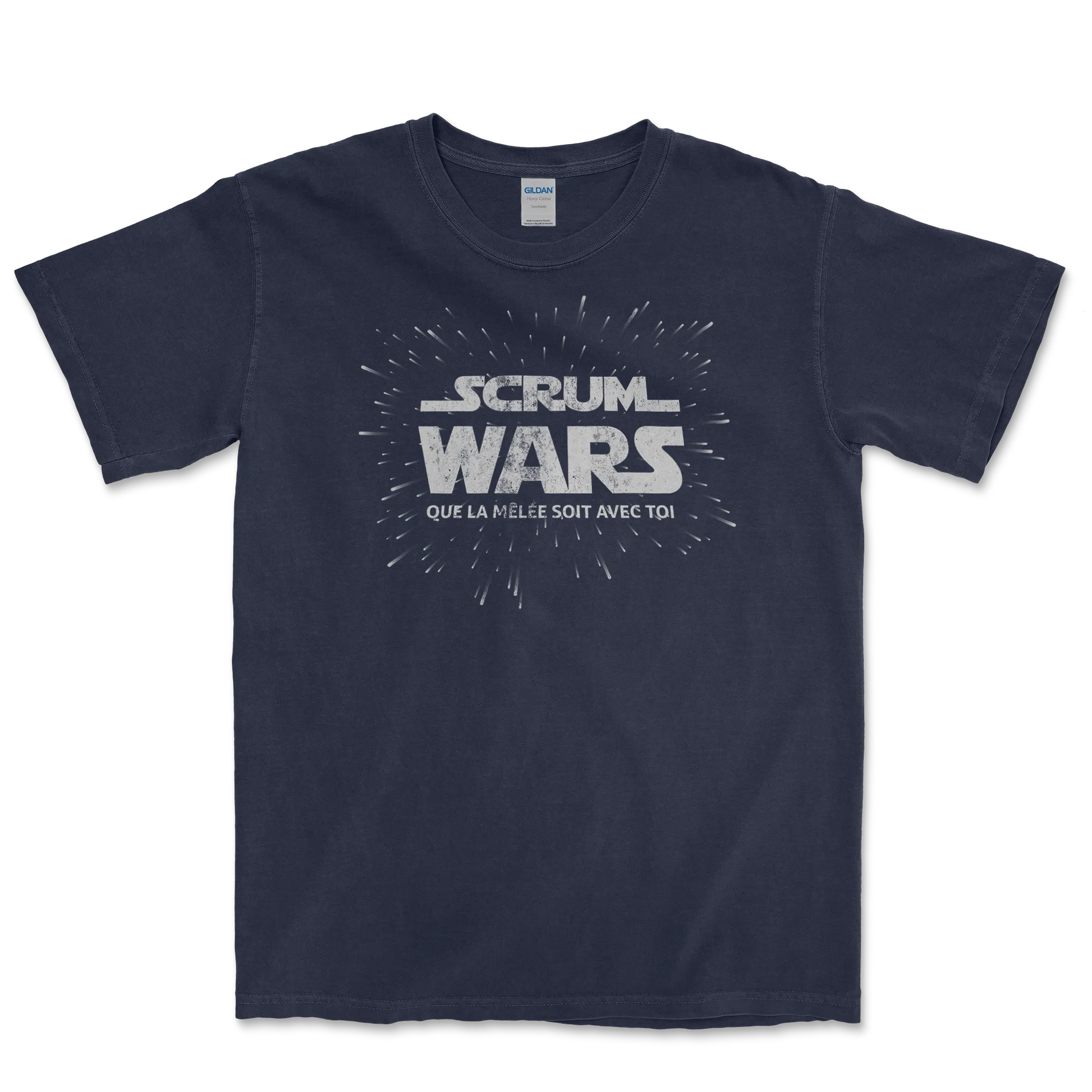T-shirt Rugby Pop Culture – Scrum Wars-Garçon bien vêtu