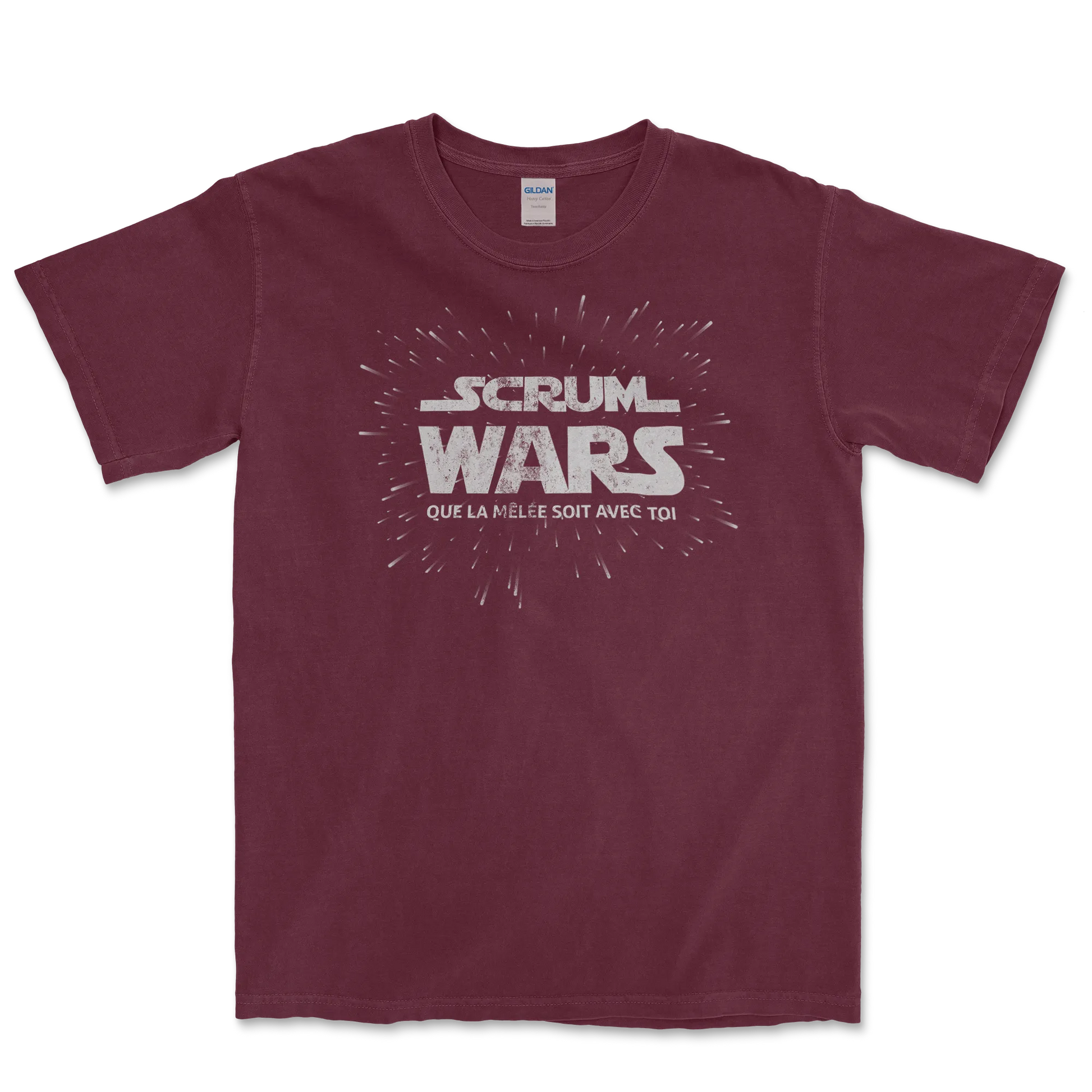 T-shirt Rugby Pop Culture – Scrum Wars-Garçon bien vêtu