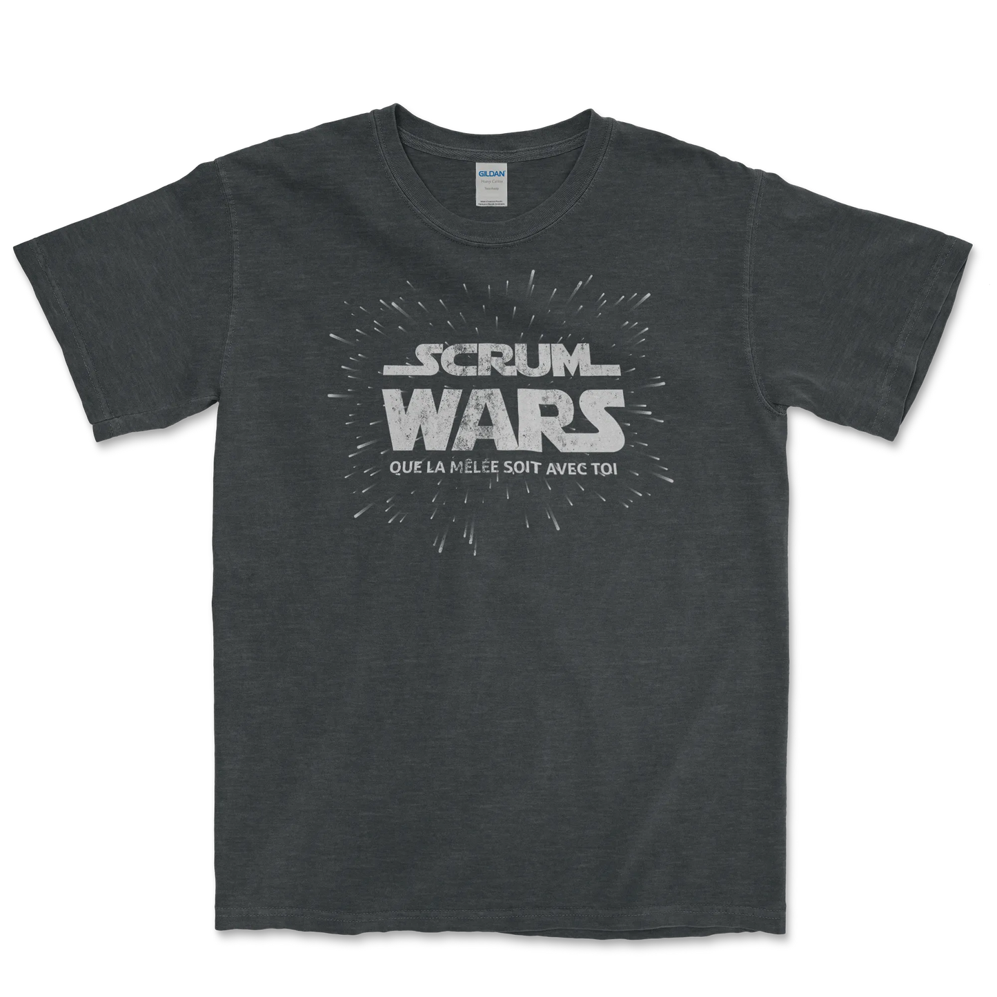 T-shirt Rugby Pop Culture – Scrum Wars-Garçon bien vêtu