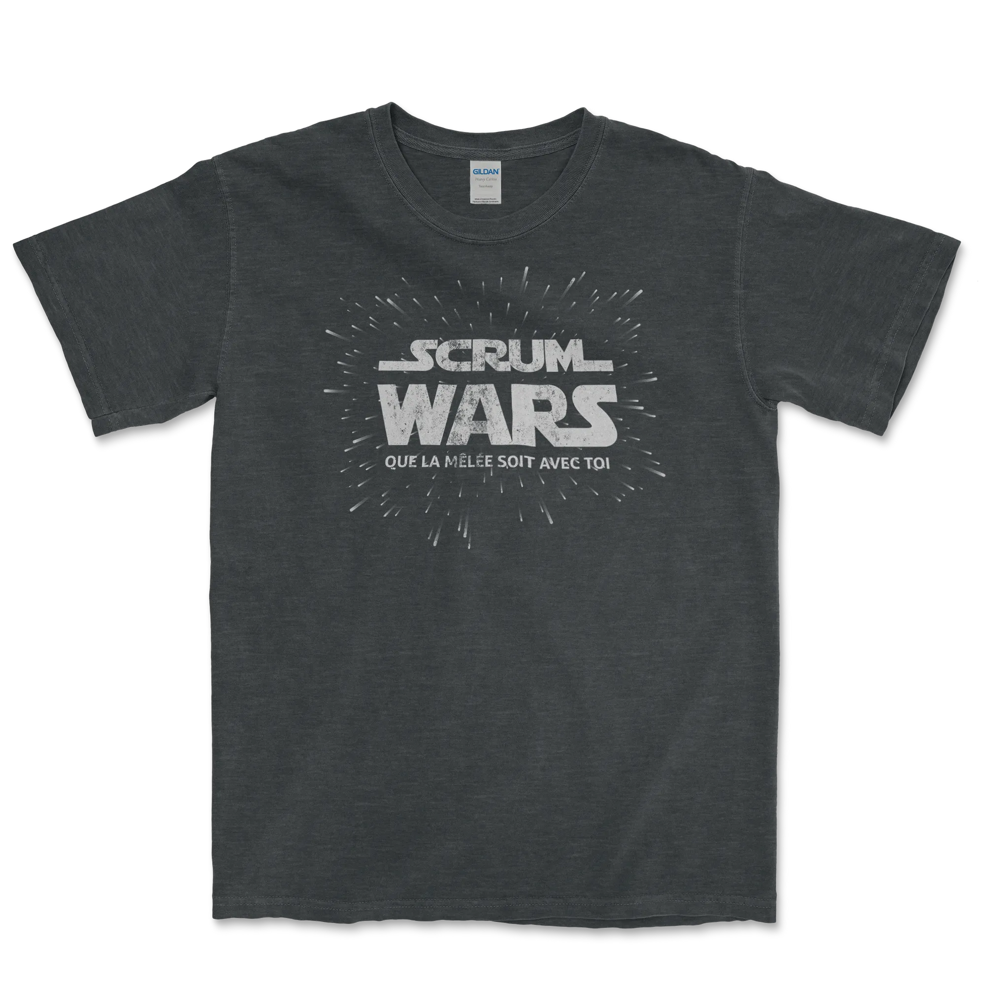 T-shirt Rugby Pop Culture – Scrum Wars-Garçon bien vêtu