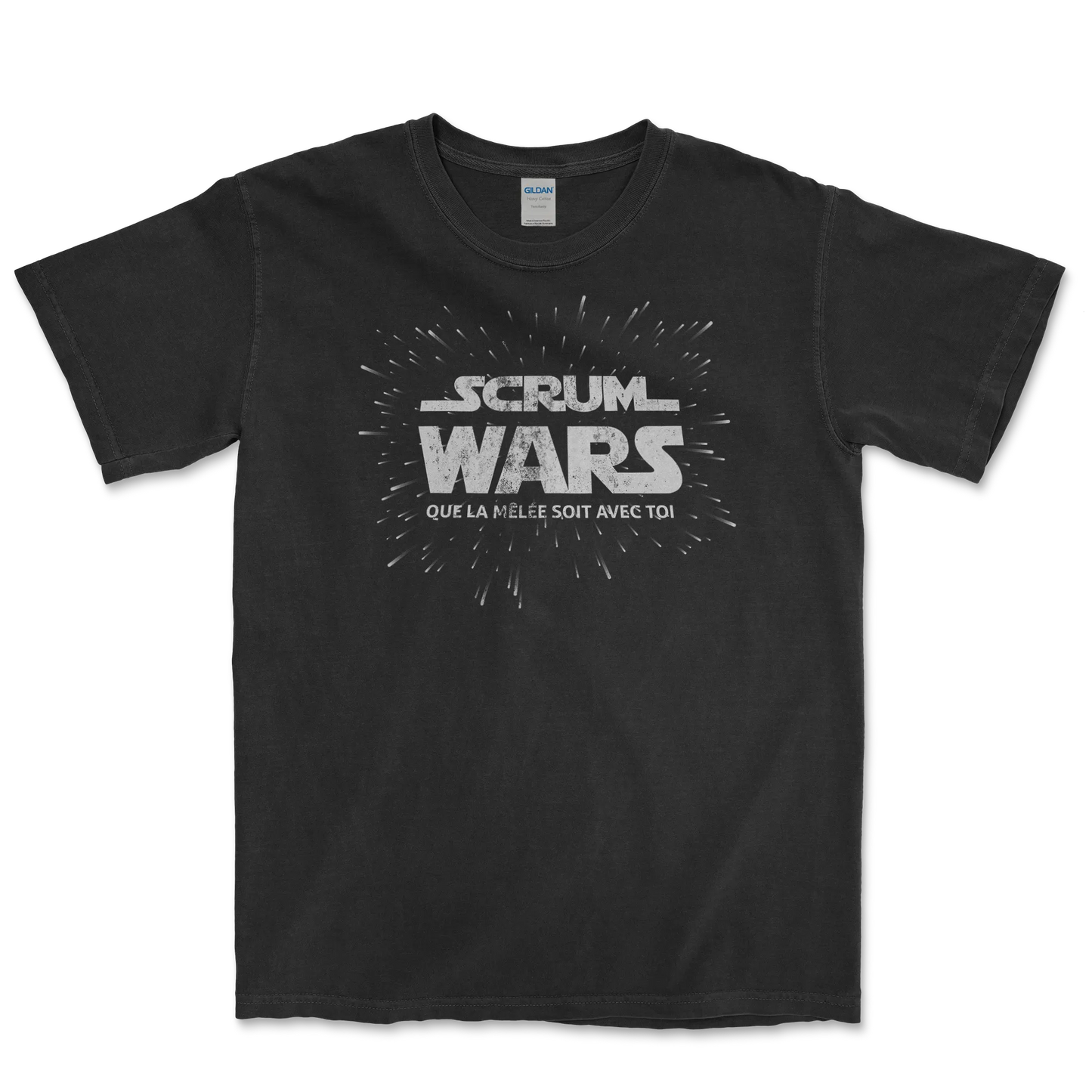 T-shirt Rugby Pop Culture – Scrum Wars-Garçon bien vêtu
