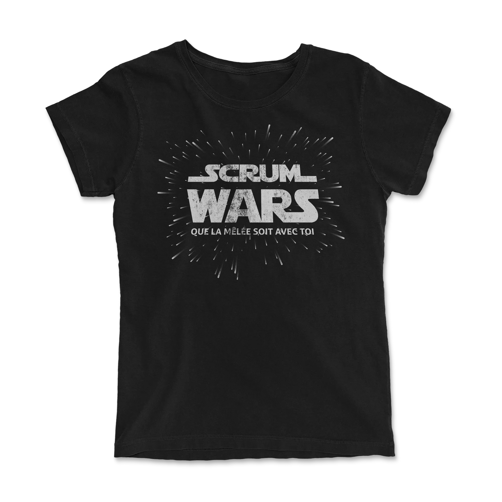 T-shirt Rugby Pop Culture – Scrum Wars-Garçon bien vêtu