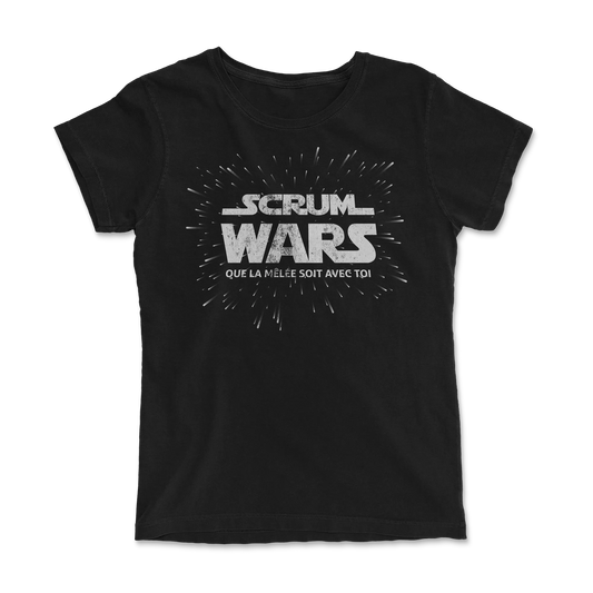 T-shirt Rugby Pop Culture – Scrum Wars-Garçon bien vêtu