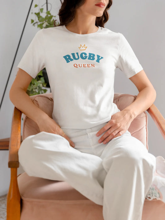 T-shirt Rugby Queen – La Passion du Jeu au Féminin-Garçon bien vêtu