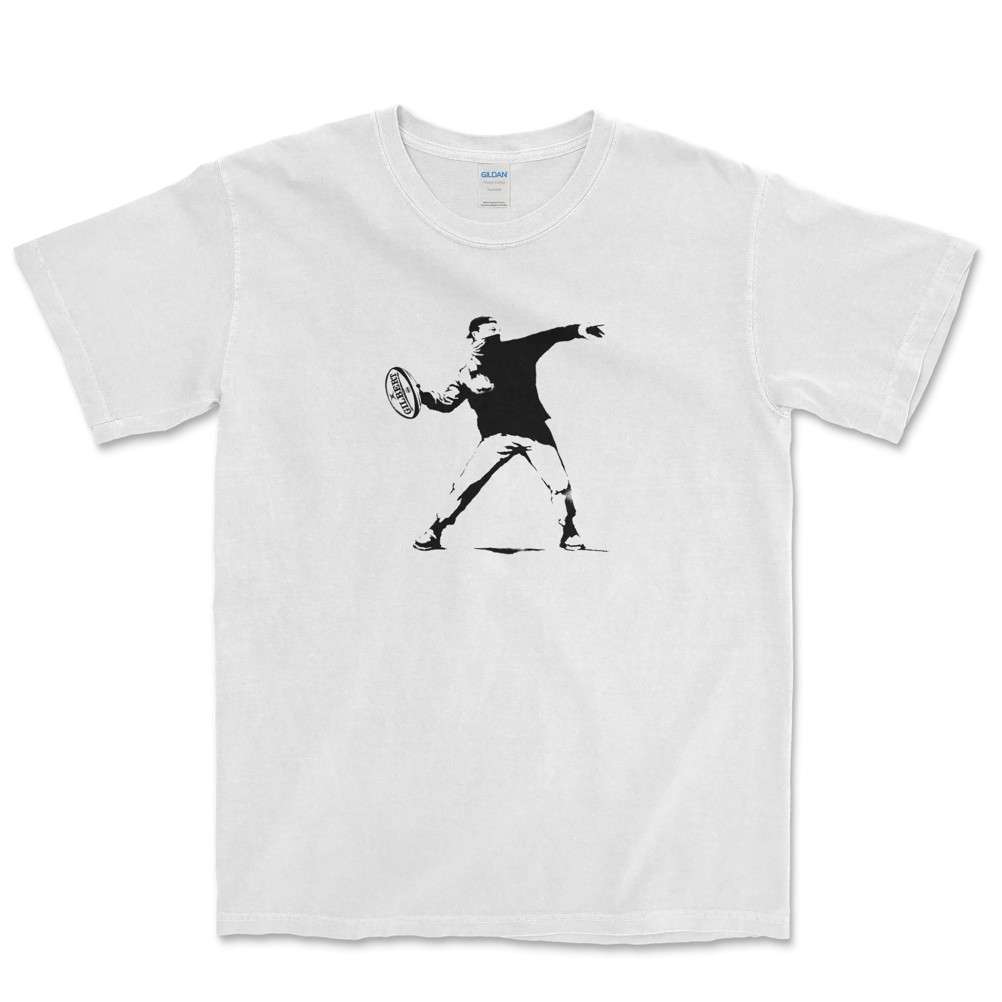 T-shirt Rugby Street Art – Révolution Ovale-Garçon bien vêtu