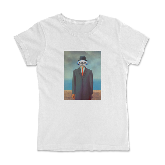 T-shirt Rugby Surréaliste – L’Homme Ovale-Garçon bien vêtu