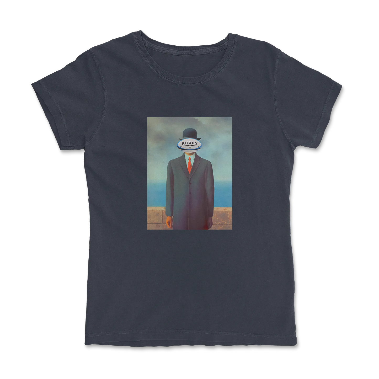 T-shirt Rugby Surréaliste – L’Homme Ovale-Garçon bien vêtu