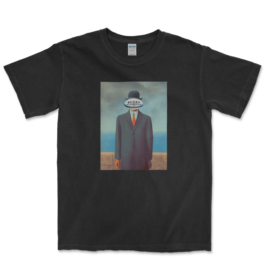 T-shirt Rugby Surréaliste – L’Homme Ovale-Garçon bien vêtu