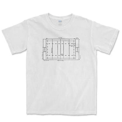 T-shirt Rugby Technique – Plan du Terrain-Garçon bien vêtu