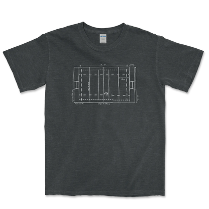 T-shirt Rugby Technique – Plan du Terrain-Garçon bien vêtu