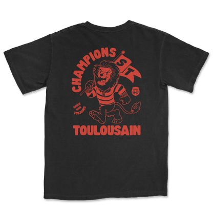 T-shirt Rugby Toulouse – Stade Toulousain, Rouge & Noir-Garçon bien vêtu