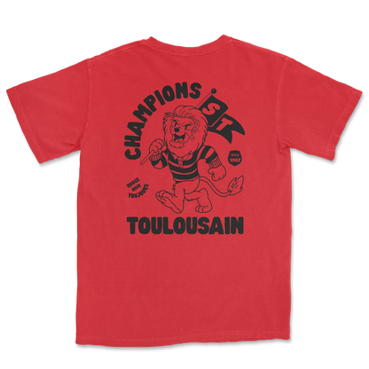 T-shirt Rugby Toulouse – Stade Toulousain, Rouge & Noir-Garçon bien vêtu