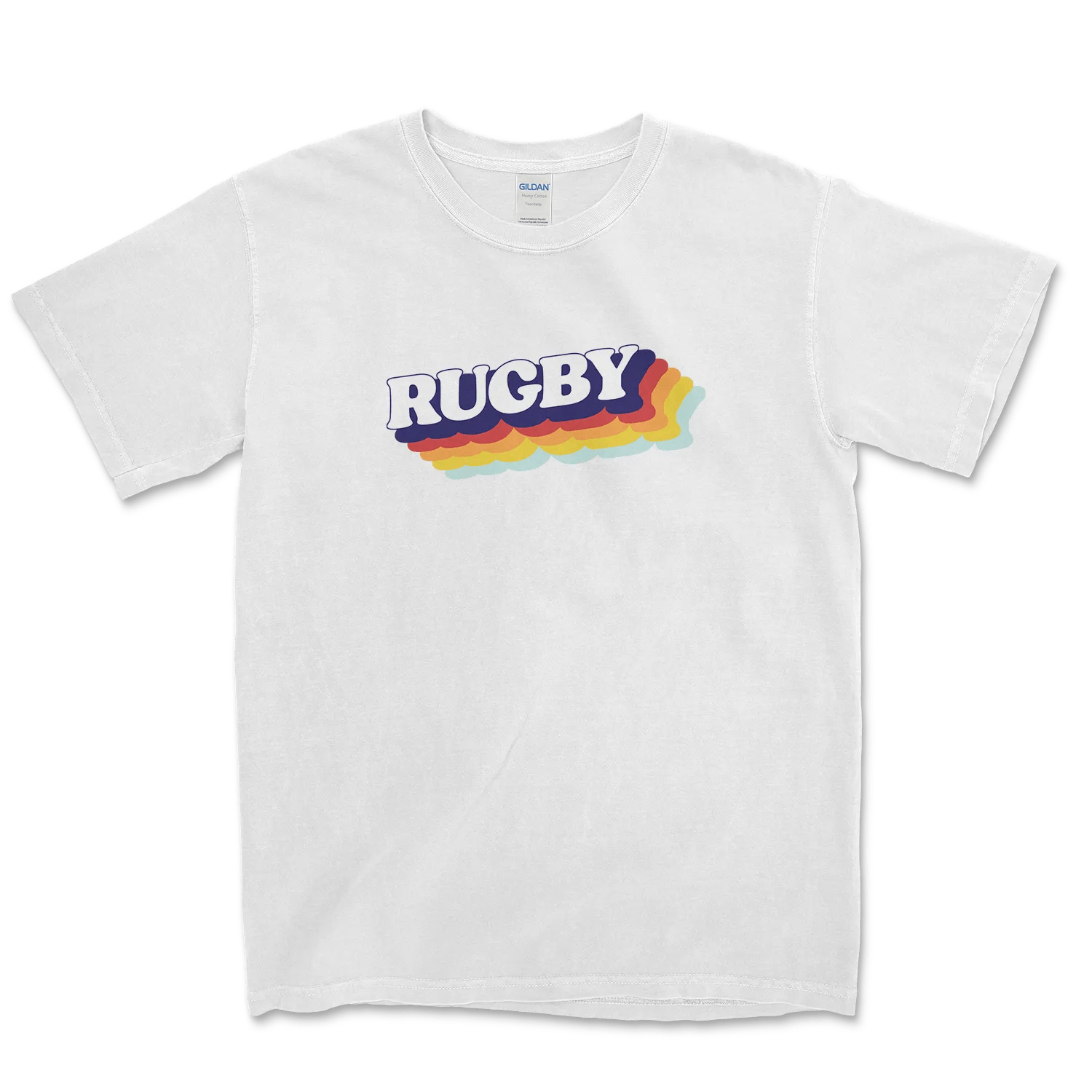 T-shirt Rugby Vintage – Esprit 70s & Passion Ovale-Garçon bien vêtu