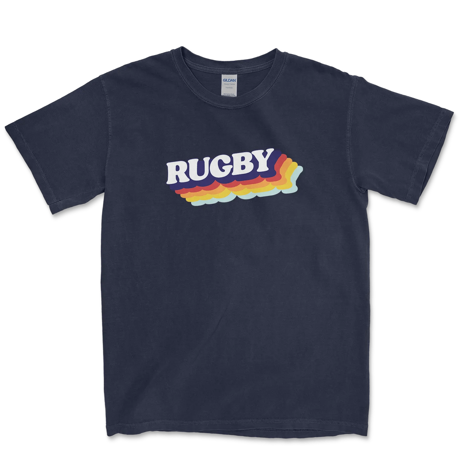 T-shirt Rugby Vintage – Esprit 70s & Passion Ovale-Garçon bien vêtu