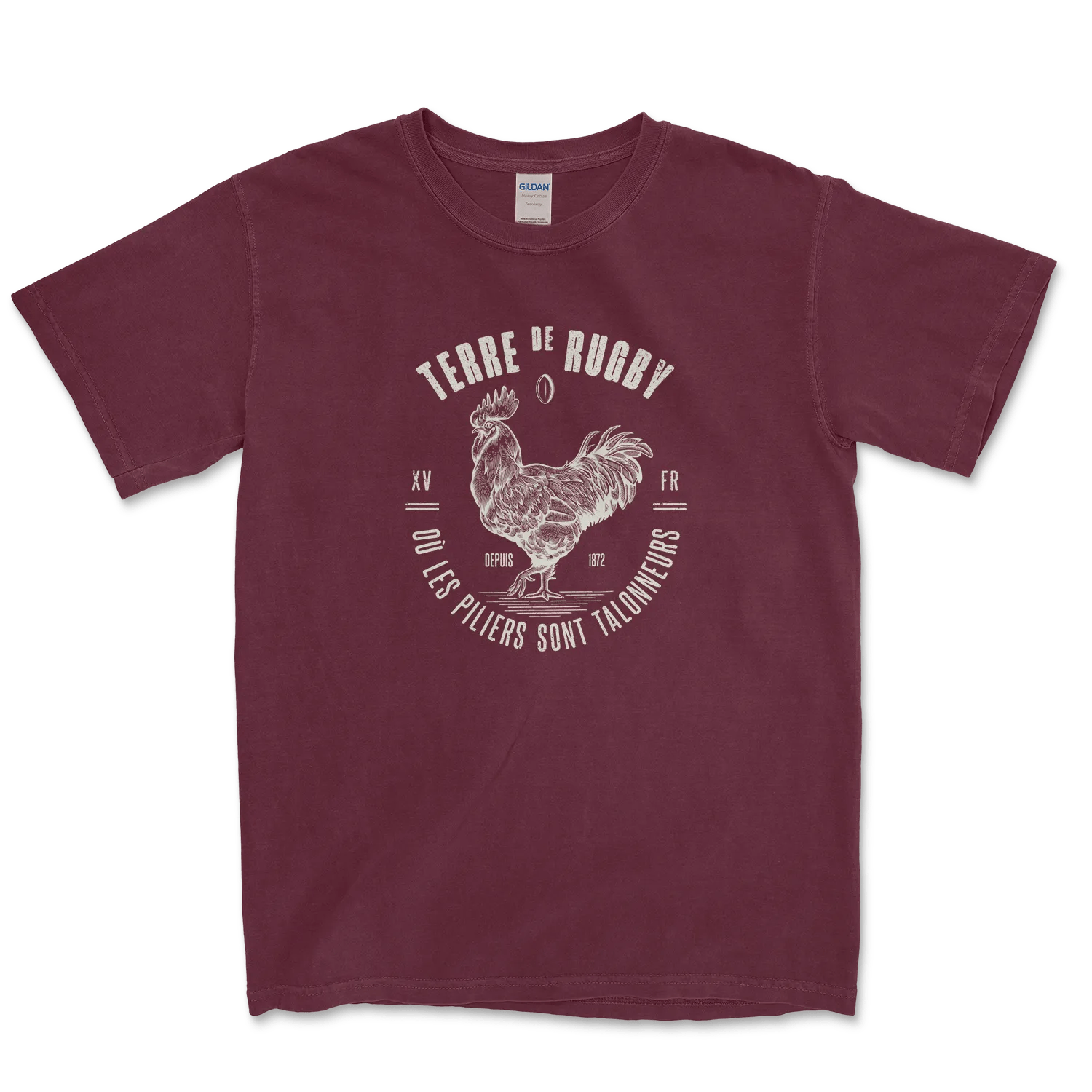 T-Shirt Terre de Rugby-Garçon bien vêtu