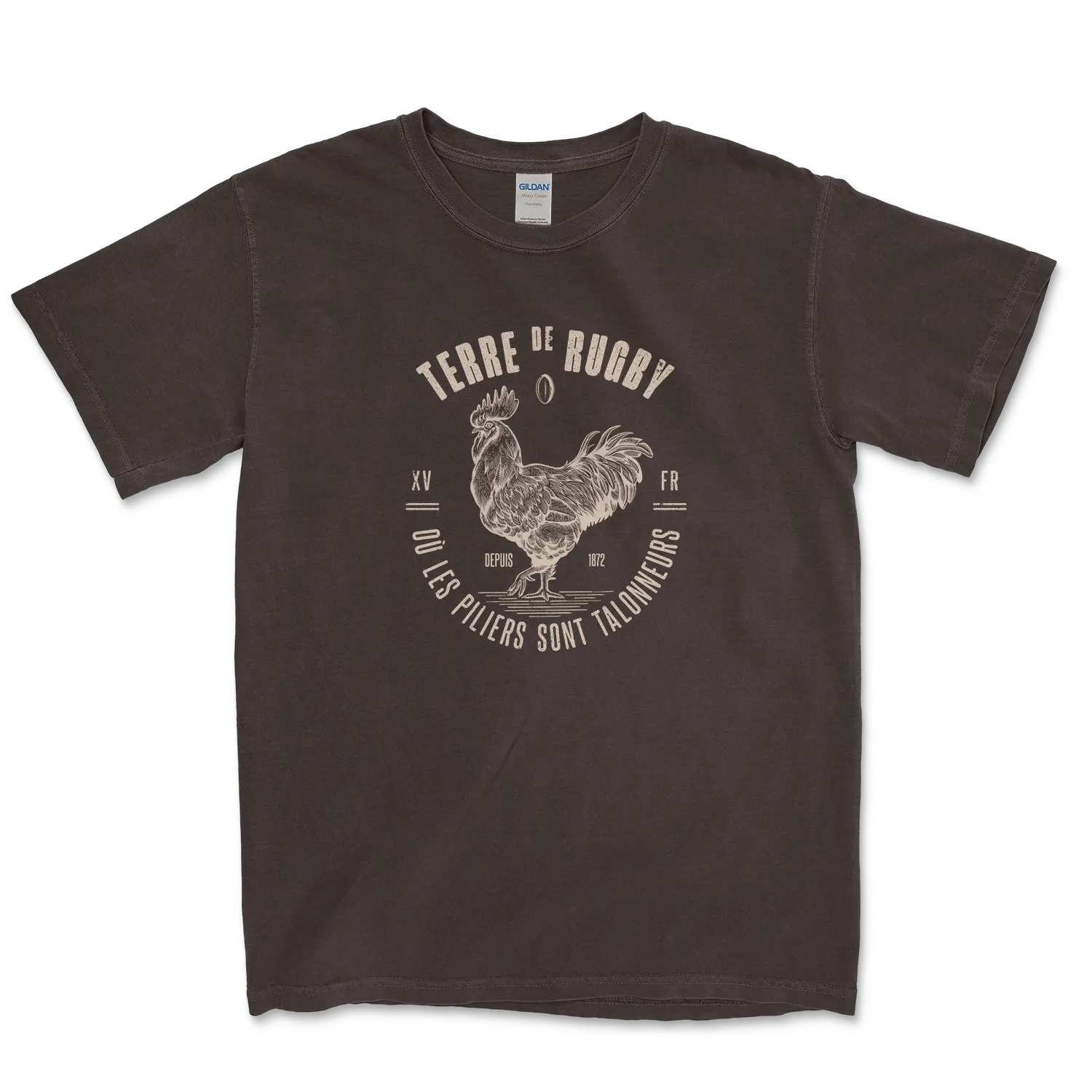 T-Shirt Terre de Rugby-Garçon bien vêtu