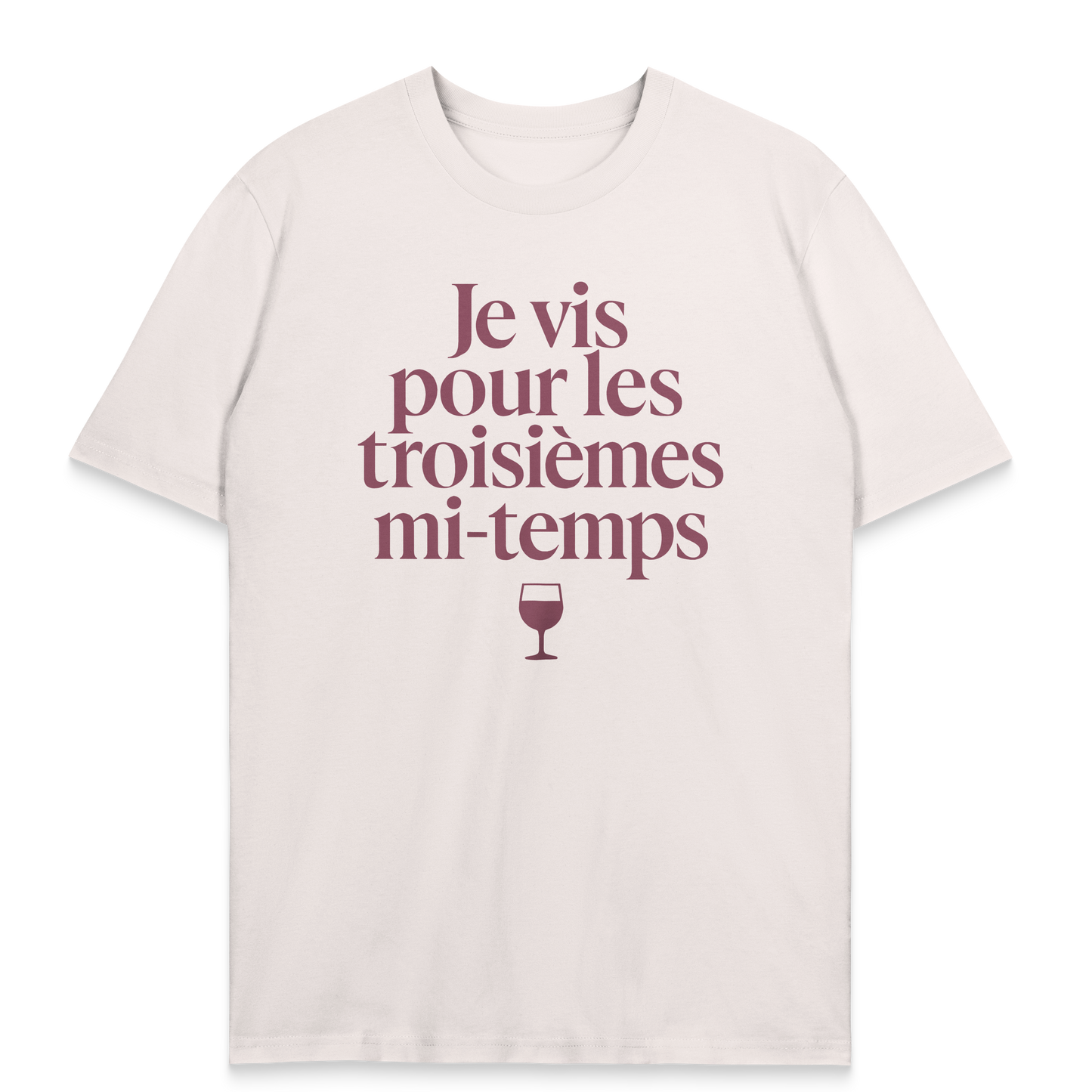 T-shirt Rugby Femme – Je vis pour les troisièmes mi-temps